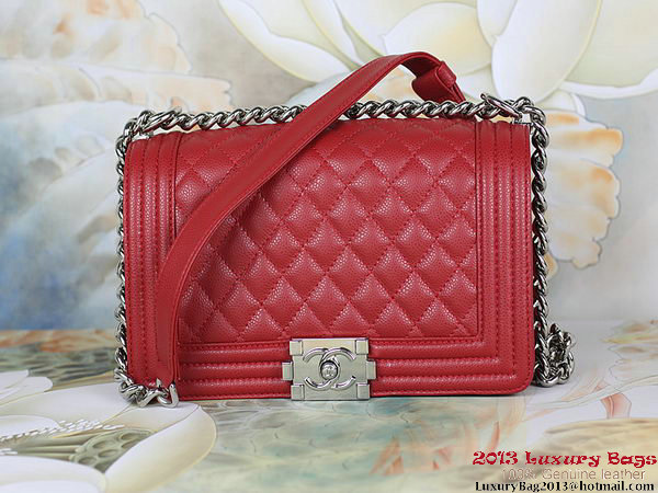 2013 Boy Chanel Flap Shoulder Bag Classic Cannage Patterns A67025 Red 2013 Boy Chanel Flap Shoulder Bag Classic Cannage Patterns A67025 Red