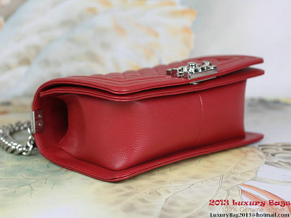 2013 Boy Chanel Flap Shoulder Bag Classic Cannage Patterns A67025 Red 2013 Boy Chanel Flap Shoulder Bag Classic Cannage Patterns A67025 Red