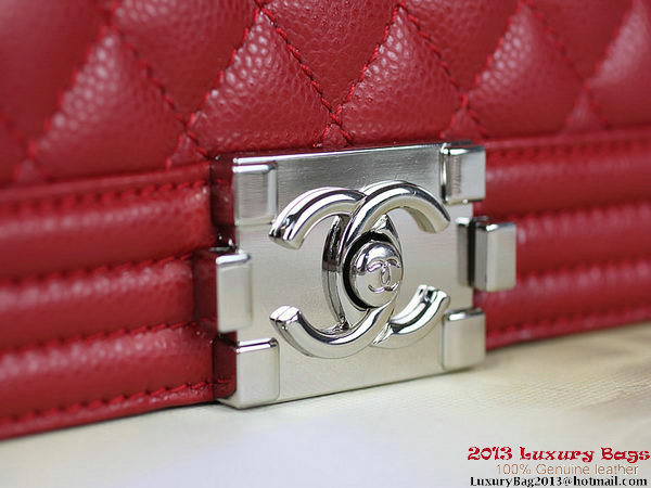 2013 Boy Chanel Flap Shoulder Bag Classic Cannage Patterns A67025 Red 2013 Boy Chanel Flap Shoulder Bag Classic Cannage Patterns A67025 Red