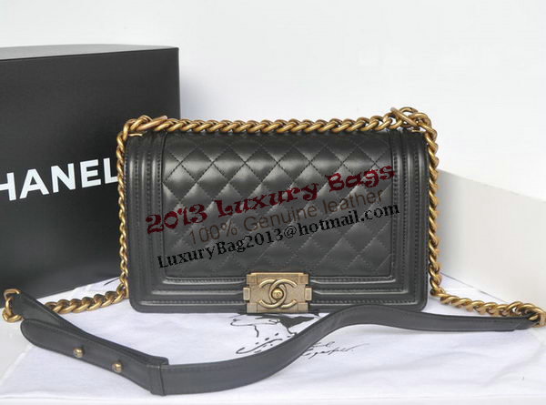 Boy Chanel Flap Shoulder Bag Original Sheepskin Leather A67086 Black Boy Chanel Flap Shoulder Bag Original Sheepskin Leather A67086 Black