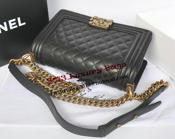 Boy Chanel Flap Shoulder Bag Original Sheepskin Leather A67086 Black Boy Chanel Flap Shoulder Bag Original Sheepskin Leather A67086 Black
