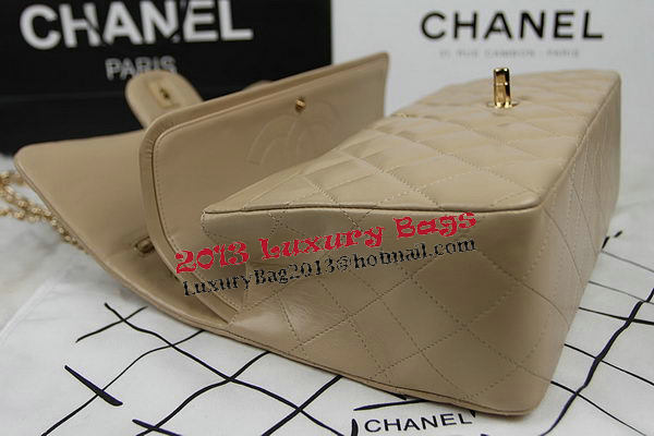 Chanel Classic Flap Bag Apricot Original Leather CF1113 Gold Chanel Classic Flap Bag Apricot Original Leather CF1113 Gold