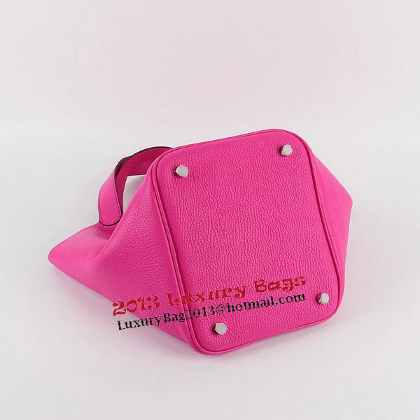 Hermes Picotin Lock MM Bag in Original Leather H8616 Rose Hermes Picotin Lock MM Bag in Original Leather H8616 Rose