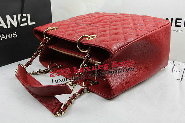 Chanel Classic Coco Bag Red GST Caviar Leather A50995 Gold Chanel Classic Coco Bag Red GST Caviar Leather A50995 Gold