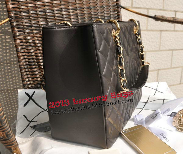 Chanel Classic Coco Bag Black GST Sheepskin Leather A50995 Gold Chanel Classic Coco Bag Black GST Sheepskin Leather A50995 Gold