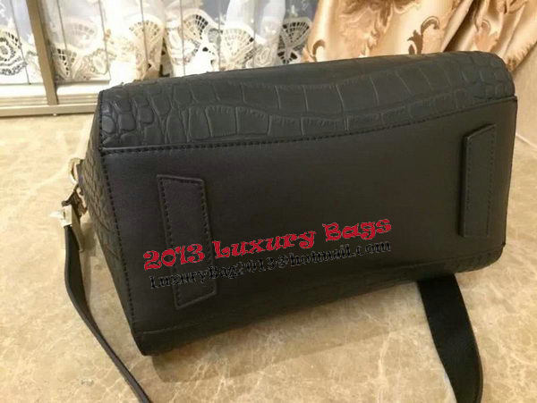 Givenchy Antigona Bag in Croco Leather Black Givenchy Antigona Bag in Croco Leather Black