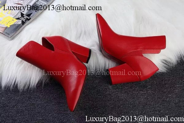 ALEXANDER MCQUEEN Ankle Boot Sheepskin MCQ271 Red ALEXANDER MCQUEEN Ankle Boot Sheepskin MCQ271 Red