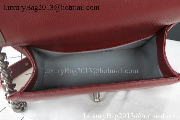 Boy Chanel mini Flap Bag Original Cannage Pattern A67085 Burgundy Boy Chanel mini Flap Bag Original Cannage Pattern A67085 Burgundy