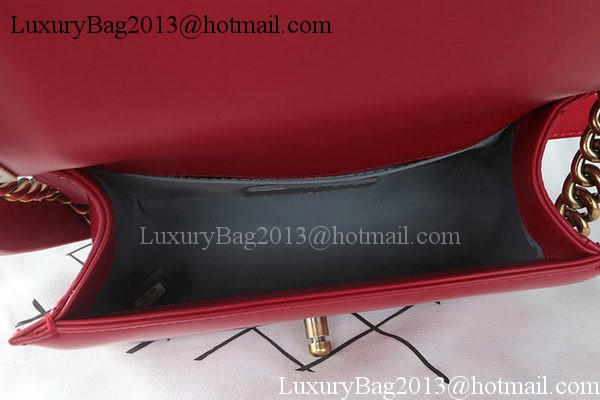 Boy Chanel mini Flap Bag Original Sheepskin A67085 Dark Red Boy Chanel mini Flap Bag Original Sheepskin A67085 Dark Red