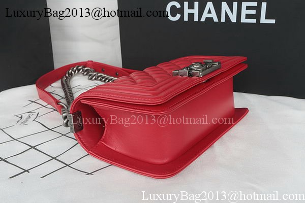 Boy Chanel mini Flap Bag Original Sheepskin A67085 Dark Red Boy Chanel mini Flap Bag Original Sheepskin A67085 Dark Red