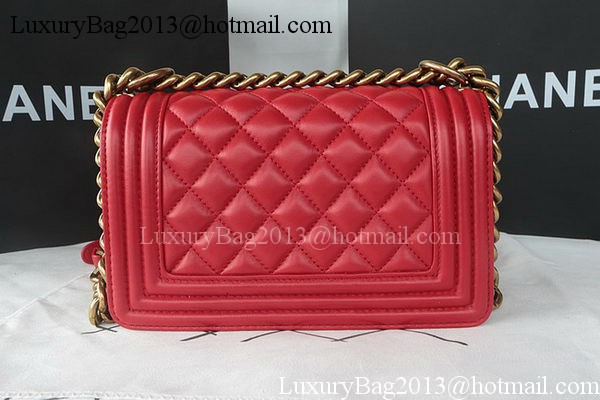 Boy Chanel mini Flap Bag Original Sheepskin A67085 Dark Red Boy Chanel mini Flap Bag Original Sheepskin A67085 Dark Red