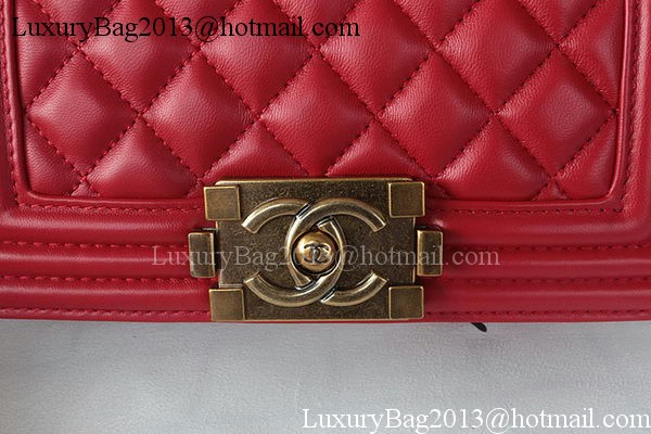 Boy Chanel mini Flap Bag Original Sheepskin A67085 Dark Red Boy Chanel mini Flap Bag Original Sheepskin A67085 Dark Red