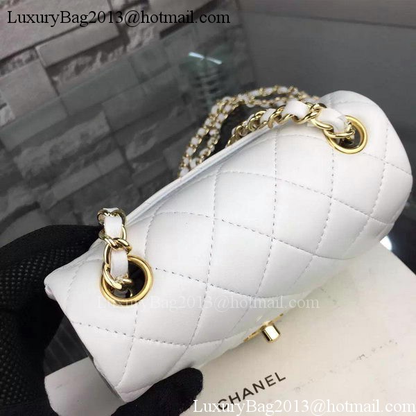 Chanel Classic Flap Bag Original Sheepskin Leather A5171 White Chanel Classic Flap Bag Original Sheepskin Leather A5171 White