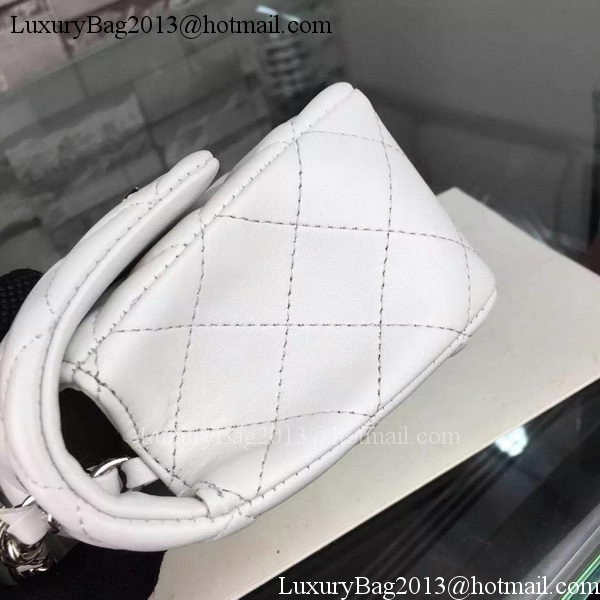 Chanel Classic Flap Bag Original Sheepskin Leather A5171 White Chanel Classic Flap Bag Original Sheepskin Leather A5171 White