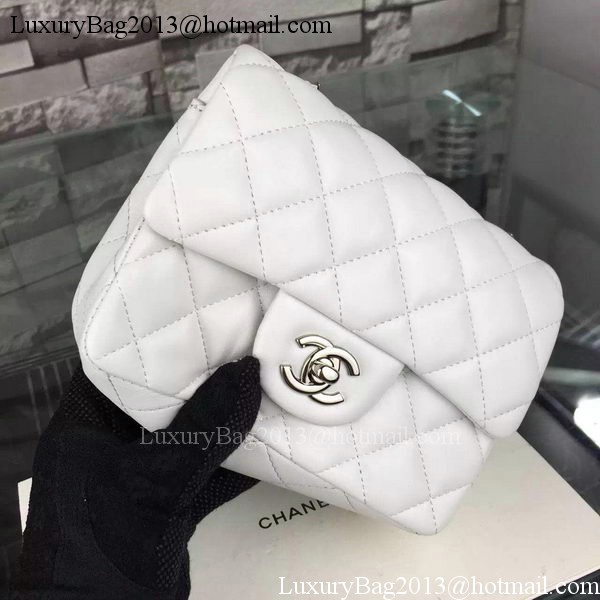 Chanel Classic Flap Bag Original Sheepskin Leather A5171 White Chanel Classic Flap Bag Original Sheepskin Leather A5171 White