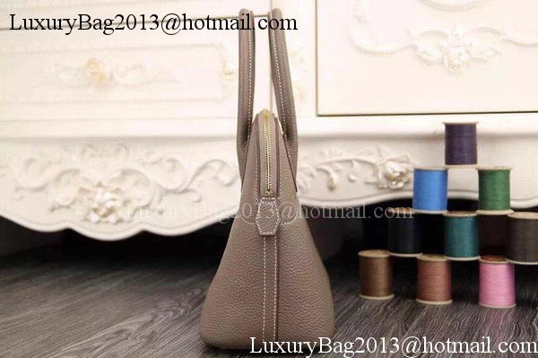 Hermes Bolide 37CM Calfskin Leather Tote Bag B1004 Grey Hermes Bolide 37CM Calfskin Leather Tote Bag B1004 Grey