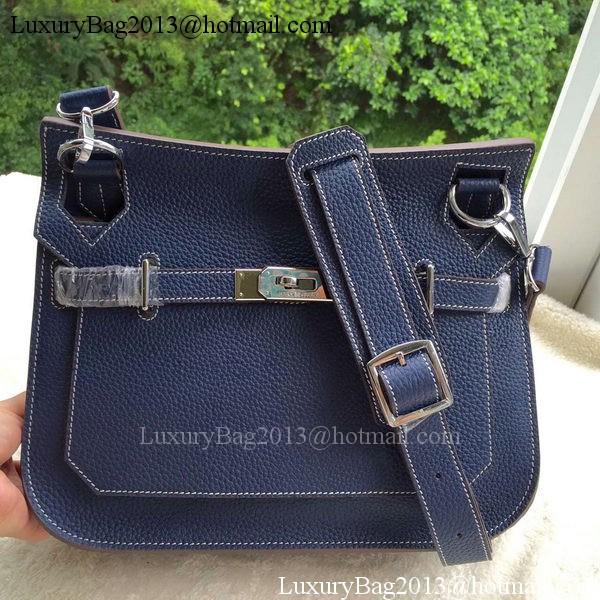 Hermes Jypsiere 31CM Shoulder Bag Calfskin Leather H0880 Royal Hermes Jypsiere 31CM Shoulder Bag Calfskin Leather H0880 Royal