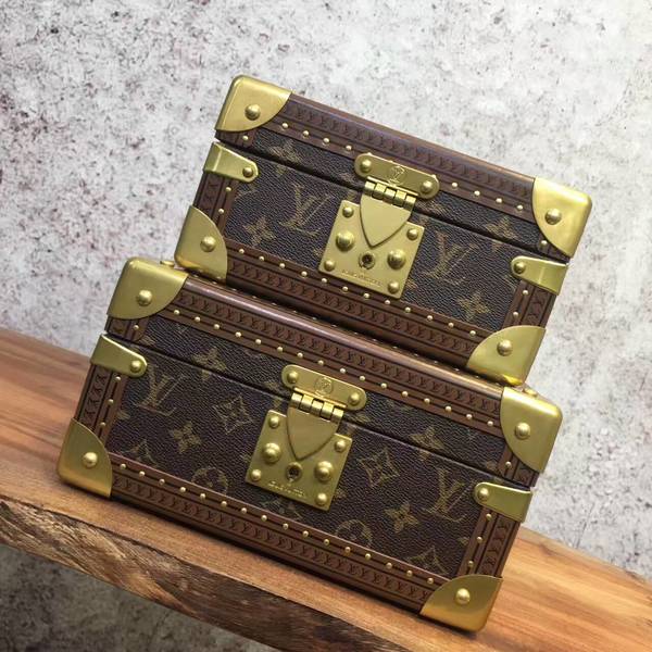 Louis Vuitton Monogram Canvas Treasure Box 40666 Dark Blue Louis Vuitton Monogram Canvas Treasure Box 40666 Dark Blue