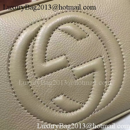 Gucci Soho Metallic Leather Disco Bag 308364 Apricot Gucci Soho Metallic Leather Disco Bag 308364 Apricot