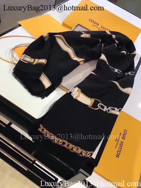 Louis Vuitton Scarf A3256 Black Louis Vuitton Scarf A3256 Black