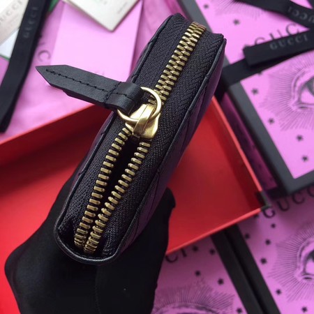 Gucci GG Marmont Zip Around Wallet 443123 Black Gucci GG Marmont Zip Around Wallet 443123 Black