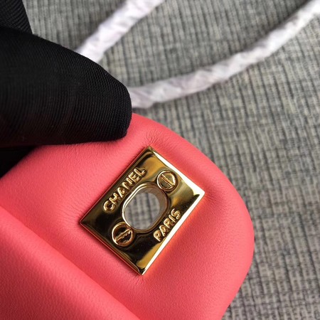 Chanel Classic Flap mini Bag Original Leather A1117 Pink Chanel Classic Flap mini Bag Original Leather A1117 Pink