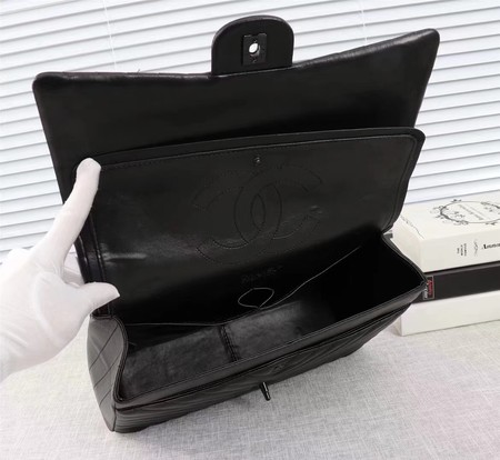 Chanel Maxi Classic Flap Bag Chevron Sheepskin Leather A58601 Black Chanel Maxi Classic Flap Bag Chevron Sheepskin Leather A58601 Black