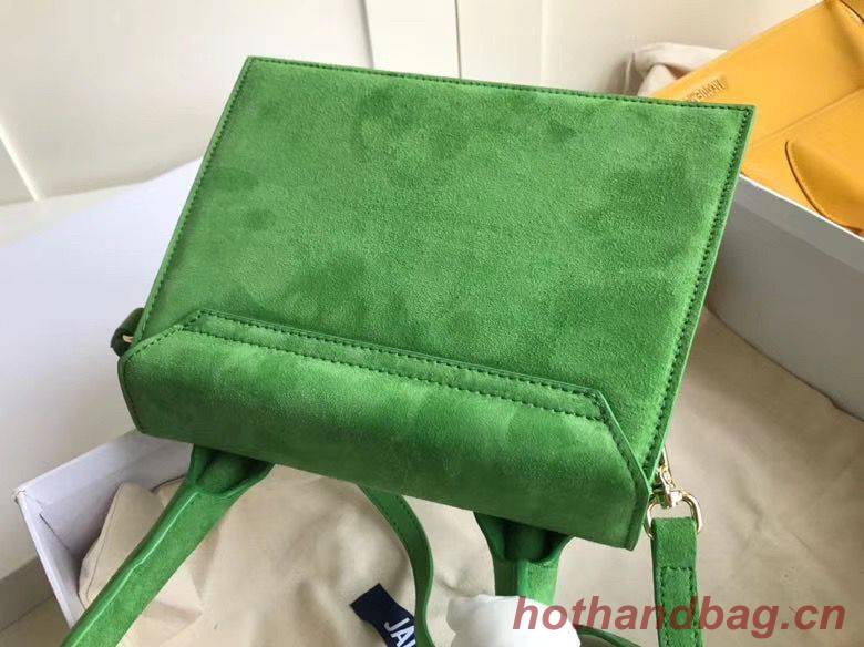 Jacquemus Original Velvet Leather Top Handle Bag J76235 Green Jacquemus Original Velvet Leather Top Handle Bag J76235 Green