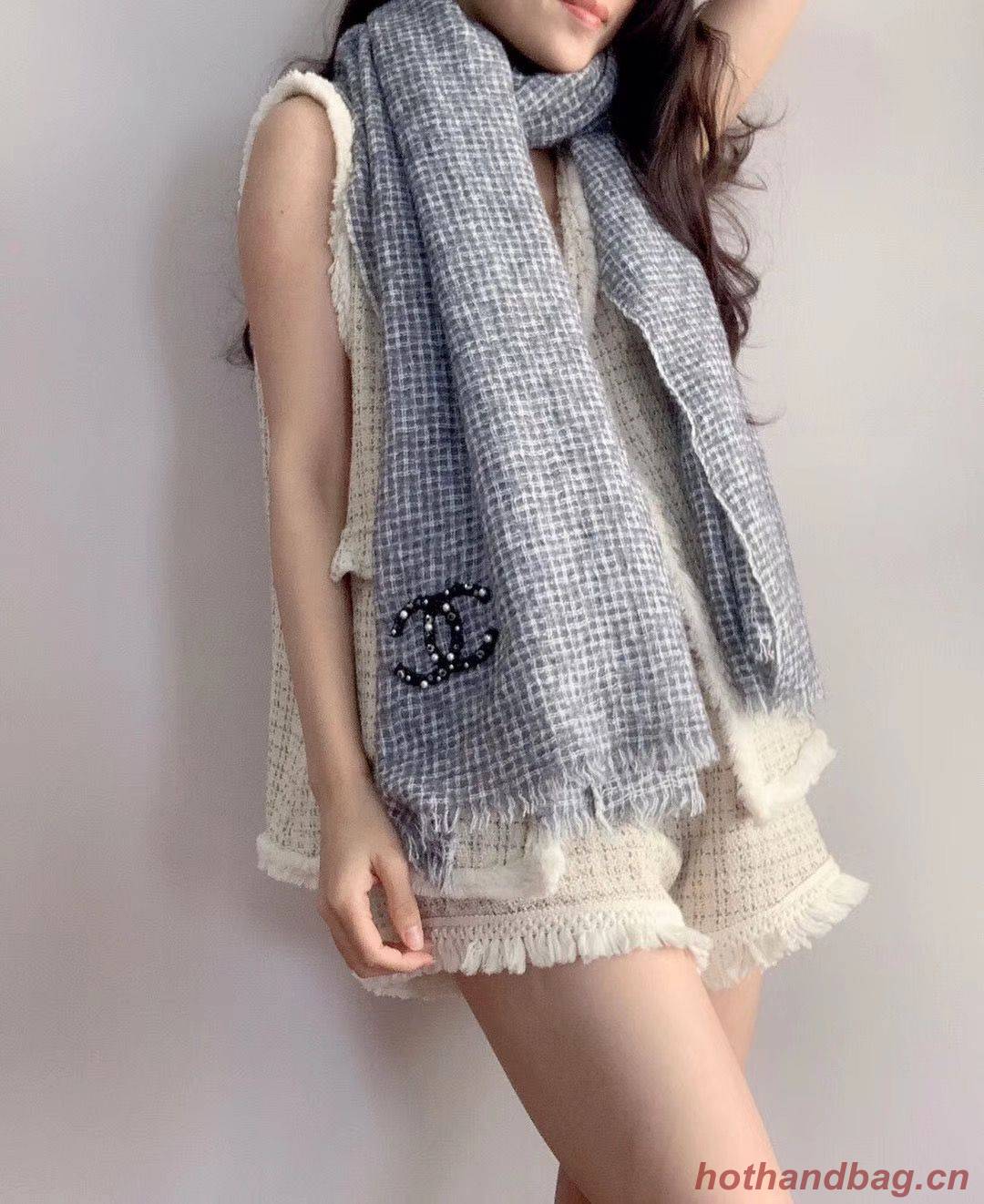 Chanel Cashmere Scarf CH11088 Chanel Cashmere Scarf CH11088