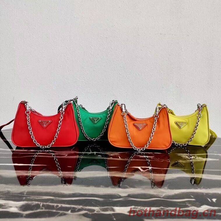 Prada Re-Edition nylon mini shoulder bag 1TT122 yellow Prada Re-Edition nylon mini shoulder bag 1TT122 yellow
