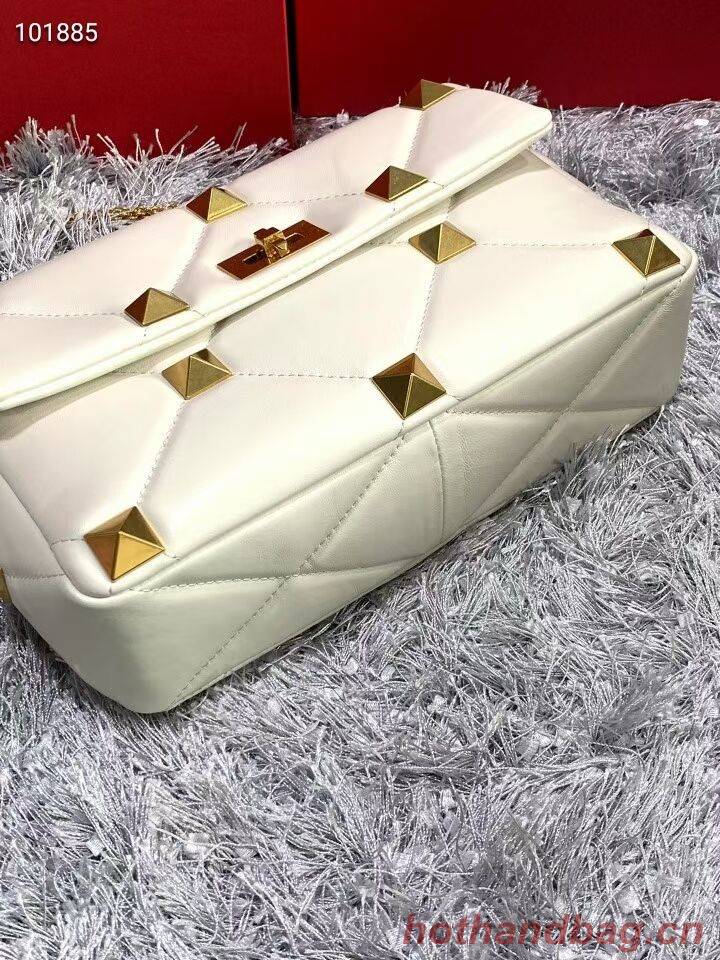 Valentino medium Garavani Roman Stud V2060 white Valentino medium Garavani Roman Stud V2060 white