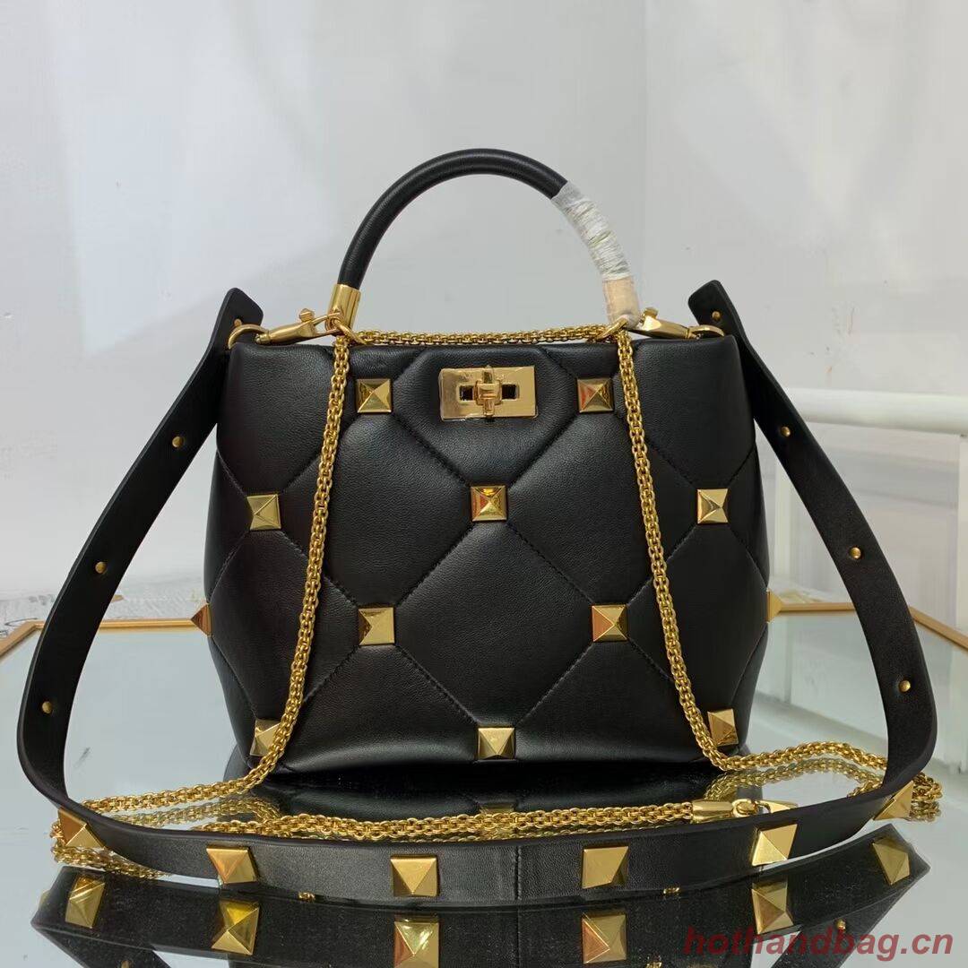 Valentino medium Garavani Roman Stud V1195 black Valentino medium Garavani Roman Stud V1195 black