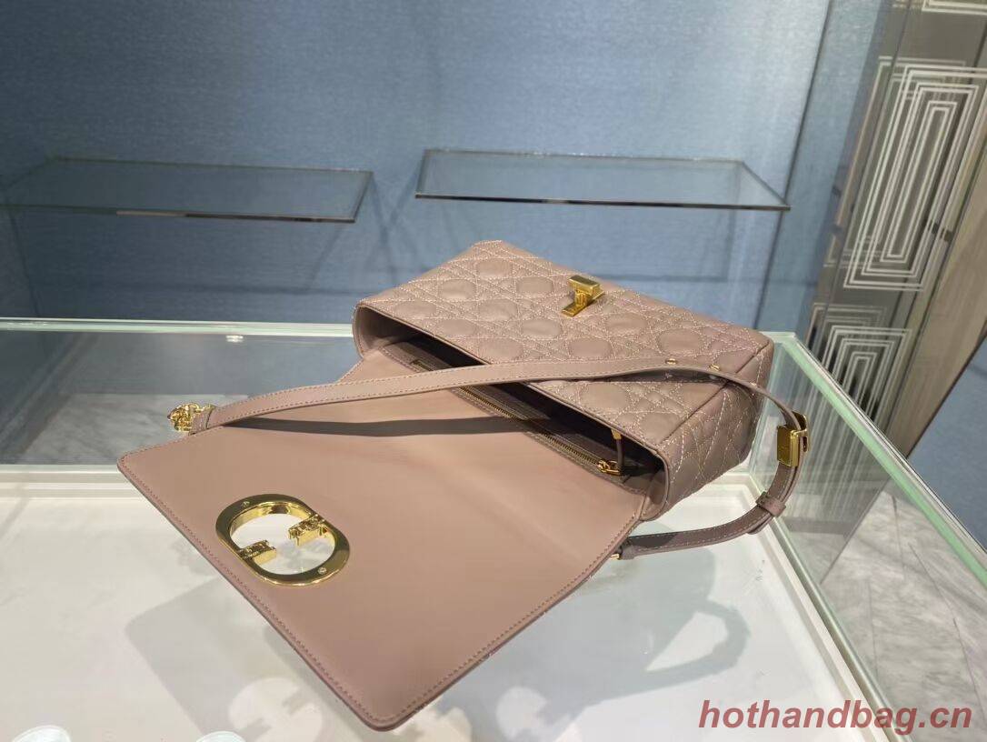 MEDIUM DIOR CARO BAG Soft Cannage Calfskin M9242 pink MEDIUM DIOR CARO BAG Soft Cannage Calfskin M9242 pink
