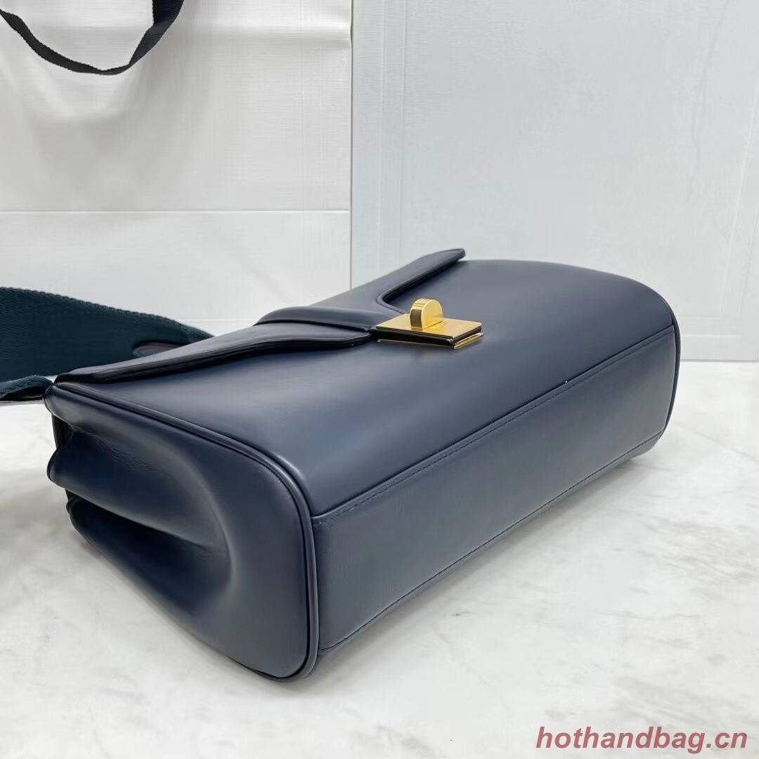 Celine TEEN SOFT 16 IN SMOOTH CALFSKIN 196853 NAVY BLUE Celine TEEN SOFT 16 IN SMOOTH CALFSKIN 196853 NAVY BLUE