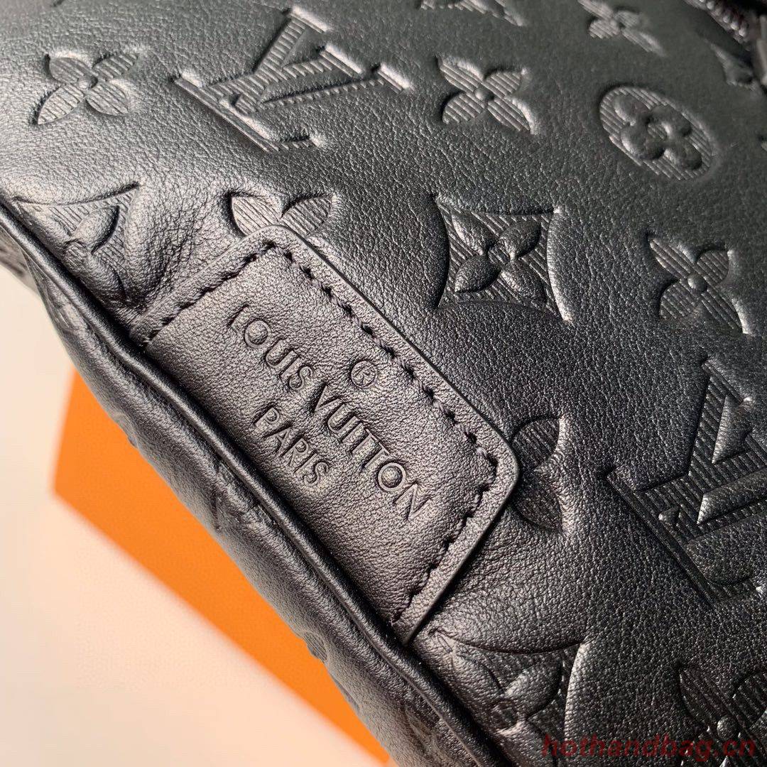 Louis Vuitton Monogram Canvas Original Leather Bumbag Beltbag M44388 Black Louis Vuitton Monogram Canvas Original Leather Bumbag Beltbag M44388 Black