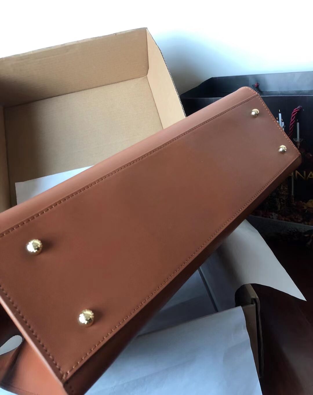 Dolce & Gabbana Origianl Leather Shoulder Bag 3041 brown Dolce & Gabbana Origianl Leather Shoulder Bag 3041 brown