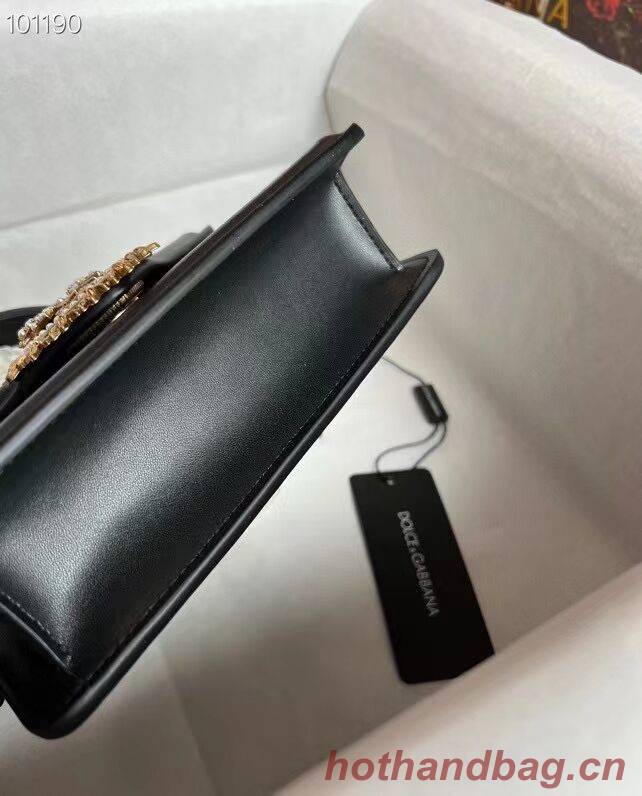 Dolce & Gabbana Origianl Leather Shoulder Bag 4011 black Dolce & Gabbana Origianl Leather Shoulder Bag 4011 black