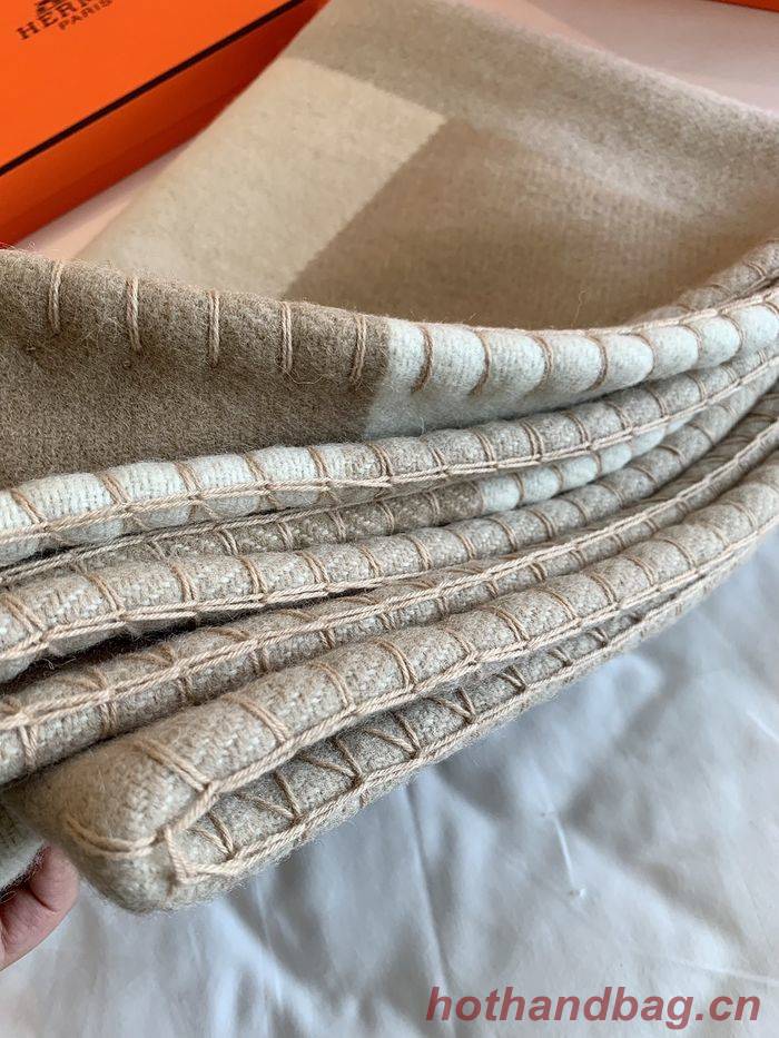 Hermes Lambswool&Cashmere Shawl&Blanket HMB00007 Hermes Lambswool&Cashmere Shawl&Blanket HMB00007