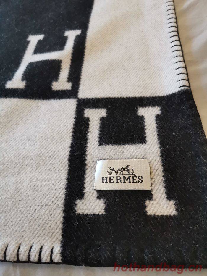 Hermes Lambswool&Cashmere Shawl&Blanket HMB00013 Hermes Lambswool&Cashmere Shawl&Blanket HMB00013