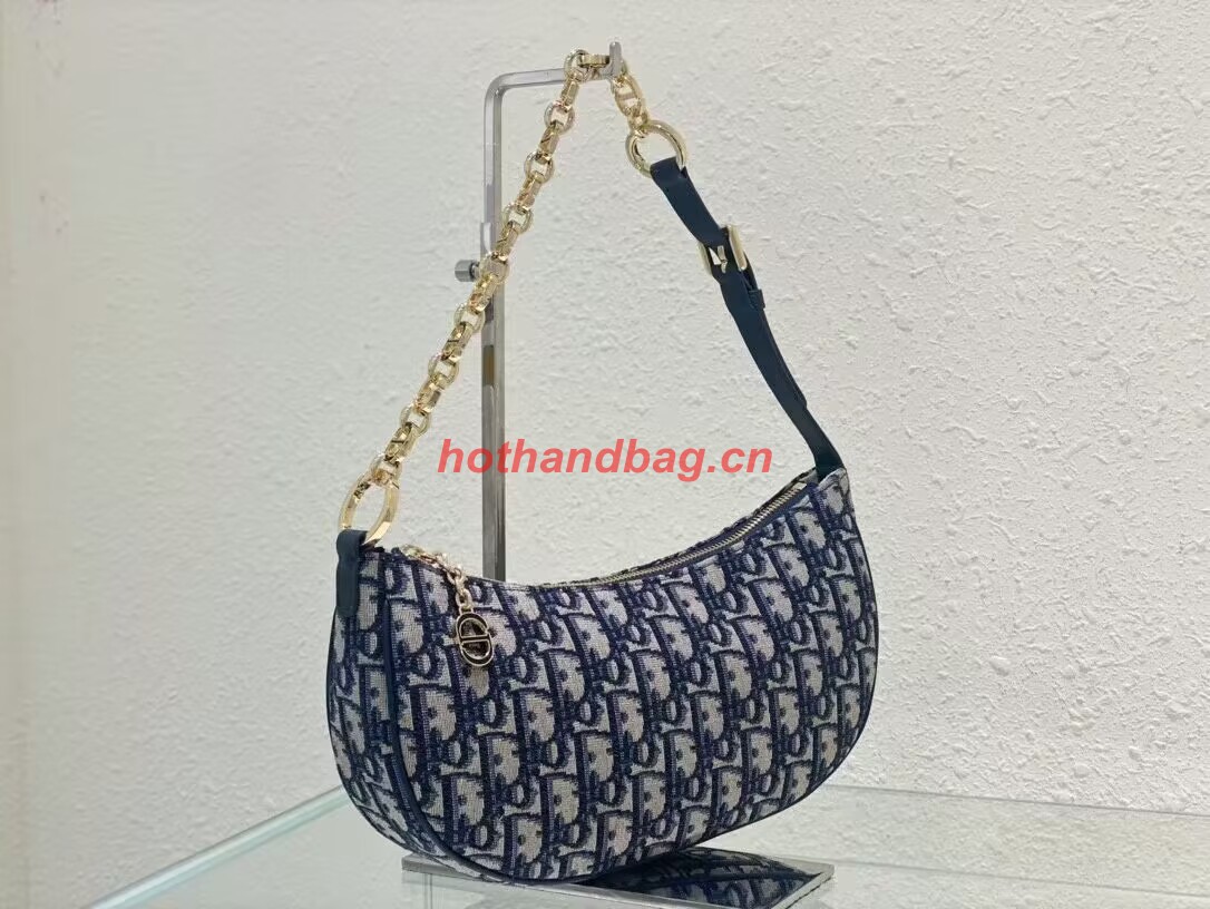CD LOUNGE BAG Blue Dior Oblique Jacquard M22626T CD LOUNGE BAG Blue Dior Oblique Jacquard M22626T