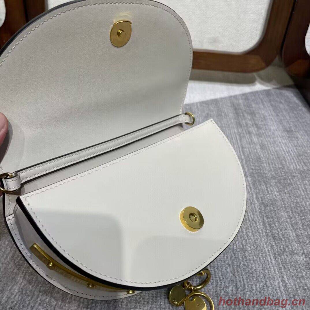 Chloe Nile Bracelet Minaudiere Original Leather 6020 White Chloe Nile Bracelet Minaudiere Original Leather 6020 White