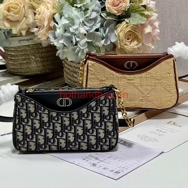 Dior 30 MONTAIGNE HOBO AVENUE MINI BAG Blue Dior Oblique Jacquard S2187UCNX Dior 30 MONTAIGNE HOBO AVENUE MINI BAG Blue Dior Oblique Jacquard S2187UCNX