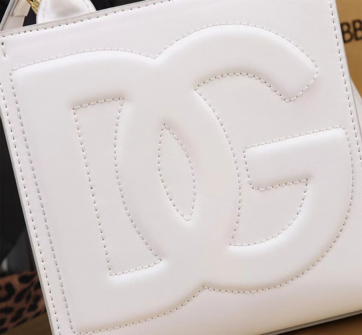 Dolce & Gabbana leather Shoulder Bag G6507 white Dolce & Gabbana leather Shoulder Bag G6507 white
