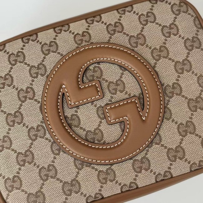 GUCCI BLONDIE SMALL SHOULDER BAG 820429 Brown