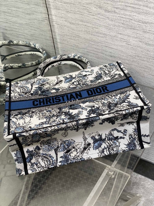 Medium Dior Book Tote Embroidery Embroidery M1296ZTDT-5