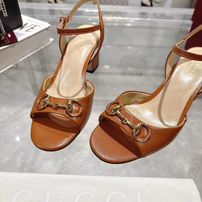 Gucci WOMENS HORSEBIT SANDAL 44938-4