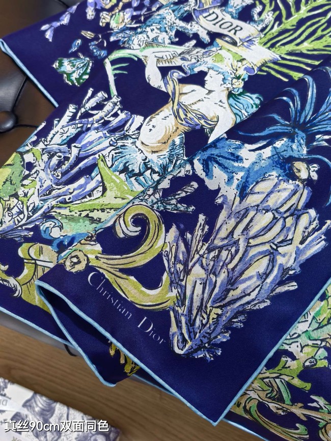 Dior Shawl Cashmere and Silk Jacquard KY092