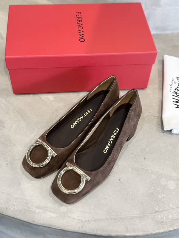 Ferragamo Shoes FMS00090 Heel 4CM