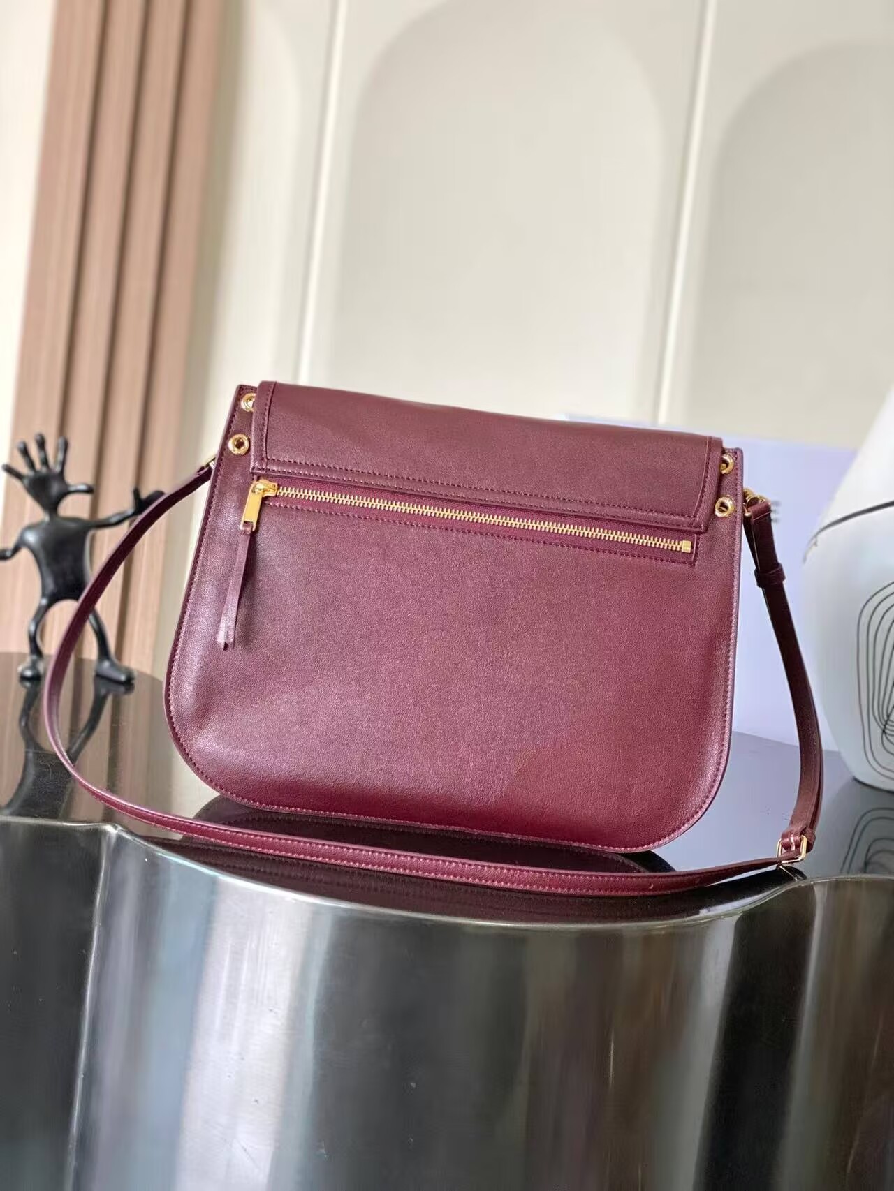 CELINE Original Leather Shoulder Bag C63201 Burgundy CELINE Original Leather Shoulder Bag C63201 Burgundy
