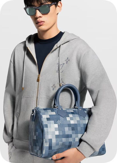 Louis Vuitton NEW Speedy 30 Bandouliere M28978 Indigo Blue Louis Vuitton NEW Speedy 30 Bandouliere M28978 Indigo Blue